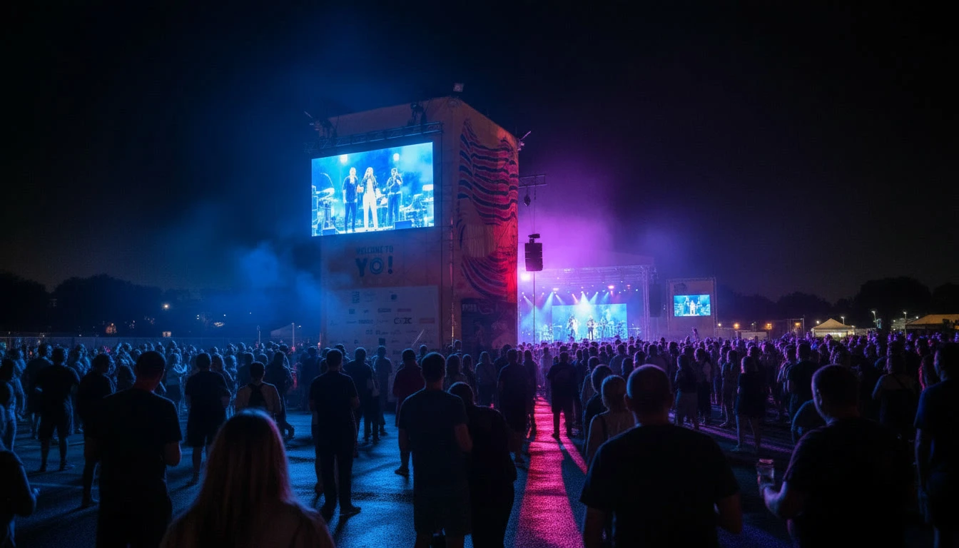 Vaste hall d'exposition avec nombreux visiteurs déambulant entre les stands